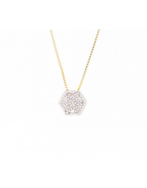 Gargantilha galeria hexágono - 0016756 Gargantilha galeria hexágono - 0016756